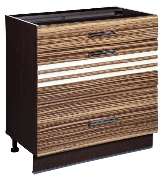 16.67 Стол с 3 ящиками 80х53х82