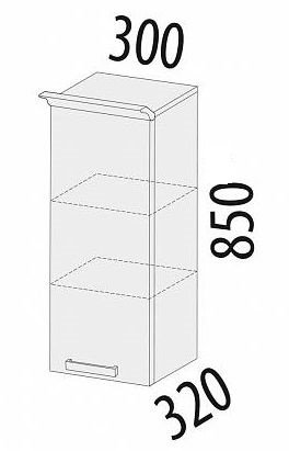 19.07 Шкаф 30х32х85 19.07 Шкаф 30х32х85