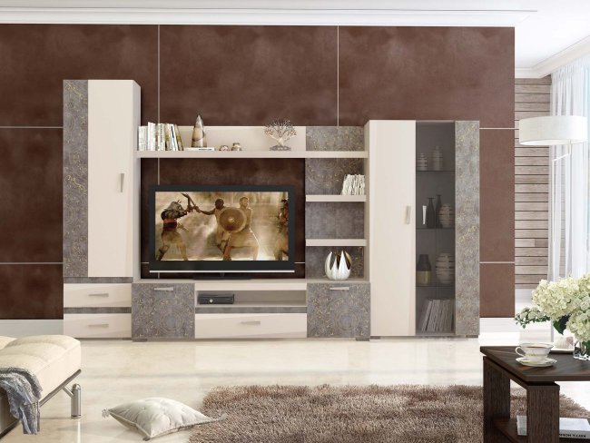 Стенка в гостиную Фреска №2 Стенка в гостиную Фреска №2