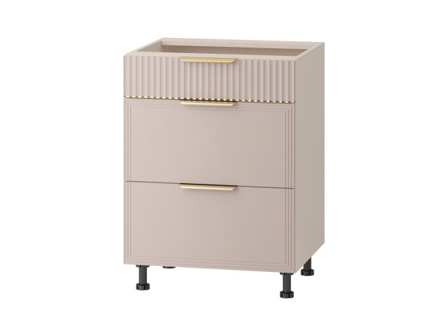 Напольный шкаф (3 ящика с системой плавного закрывания) Флоренция 107.91 Напольный шкаф (3 ящика с системой плавного закрывания) Флоренция 107.91