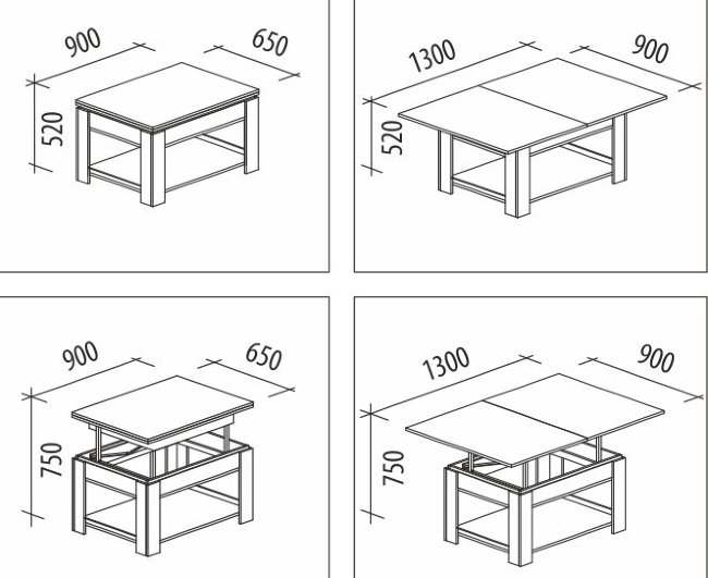 Стол журнальный Агат 24.10 Кобург-Крем Стол журнальный Агат 24.10 Кобург-Крем