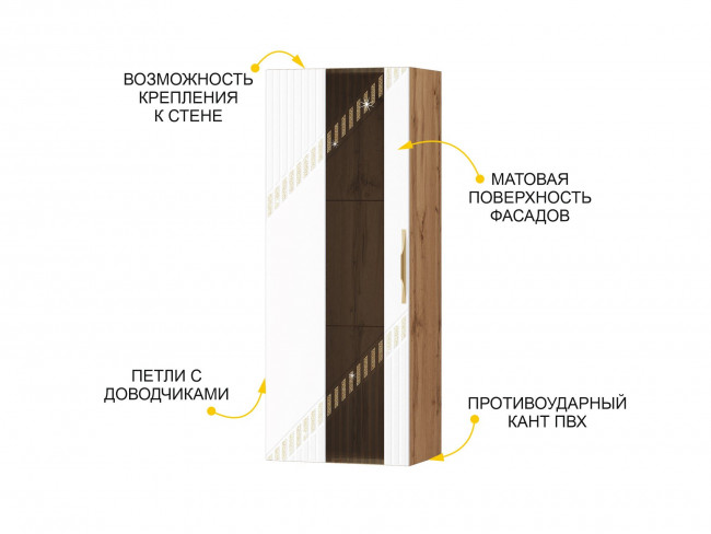 Шкаф-витрина малый (лев/прав) 606.07 Шкаф-витрина малый (лев/прав) 606.07