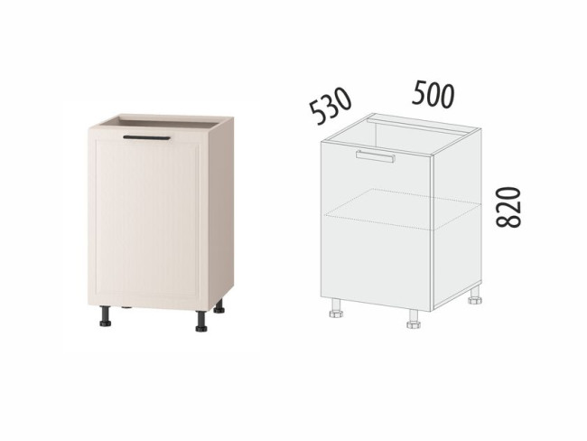 109.61 Напольный шкаф (лев/прав) Неаполь