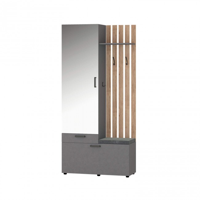 401.07 Мини-прихожая с крючками (лев/прав) Денвер 401.07 Мини-прихожая с крючками (лев/прав) Денвер