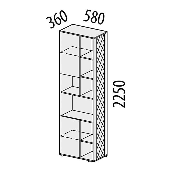 Стеллаж (лев/прав) Монако 902.57 Стеллаж (лев/прав) Монако 902.57