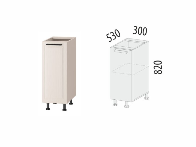 109.55 Напольный шкаф (лев/прав) Неаполь