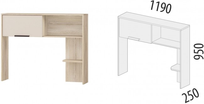 900.25 Надстройка Кашемир 1200