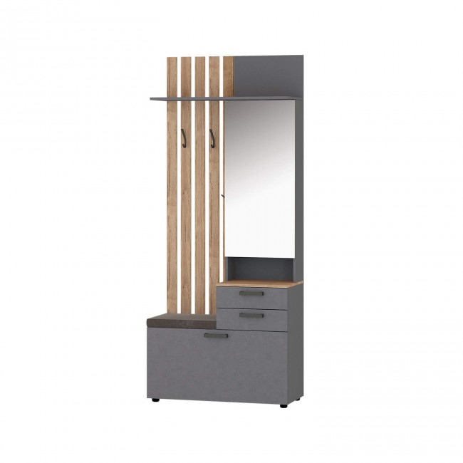 401.08 Мини-прихожая с крючками (лев/прав) Денвер 401.08 Мини-прихожая с крючками (лев/прав) Денвер