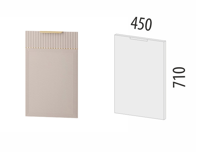 Панель для посудомоечной машины Флоренция 107.70 Панель для посудомоечной машины Флоренция 107.70