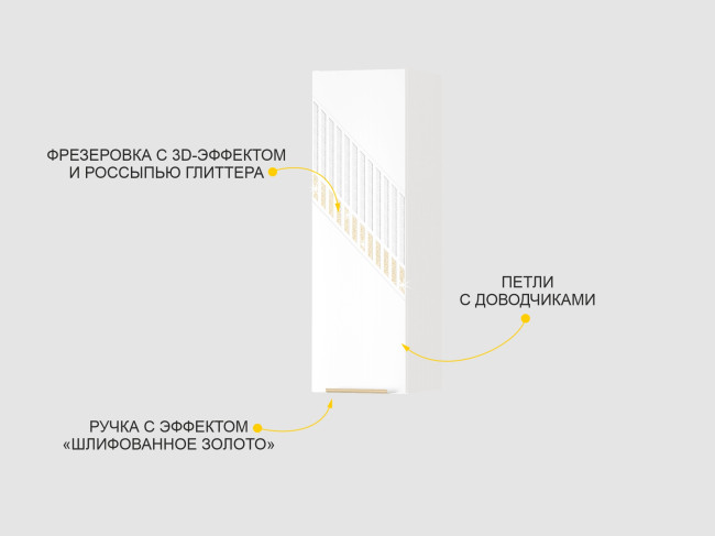 106.07 Шкаф кухонный (лев/прав) Монако