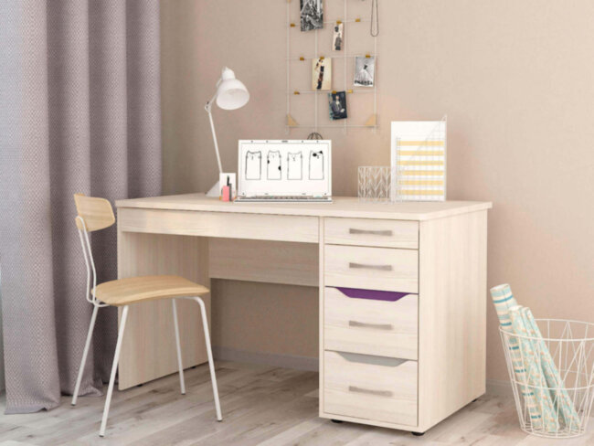 55.14.1 Стол письменный Мегаполис 1350