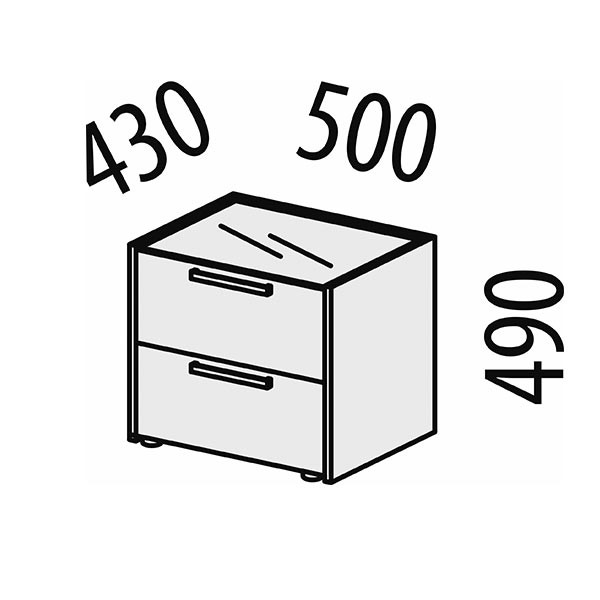 Тумба прикроватная Монако 902.07