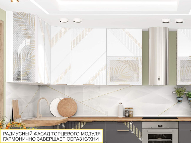 106.16 Шкаф кухонный торцевой закрытый (лев/прав) Монако 106.16 Шкаф кухонный торцевой закрытый (лев/прав) Монако