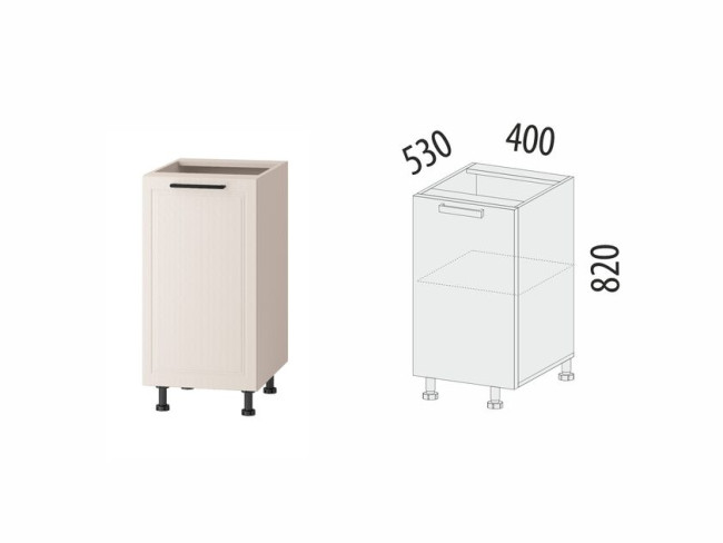 109.54 Напольный шкаф (лев/прав) Неаполь