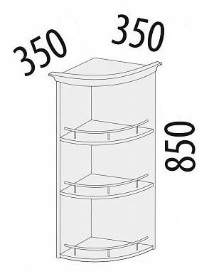 19.18 Шкаф торцевой (лев/прав) 350 19.18 Шкаф торцевой (лев/прав) 350