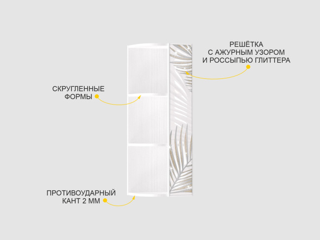 106.18 Шкаф кухонный торцевой (лев/прав) Монако 106.18 Шкаф кухонный торцевой (лев/прав) Монако