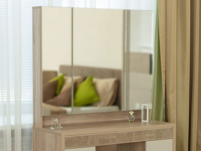 900.16 Надстройка с зеркалом Кашемир 1000