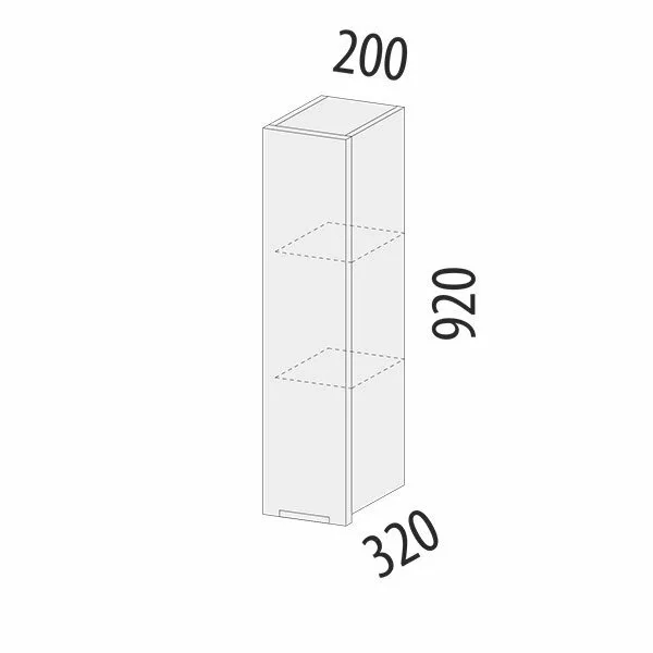 105.19 Шкаф (лев/прав) Грэйс