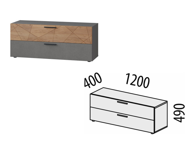 ТВ-тумба Джерси 602.01 ТВ-тумба Джерси 602.01