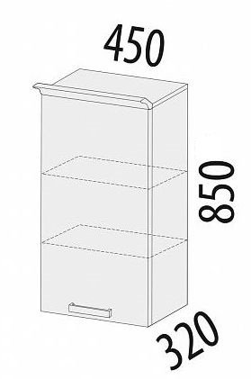 19.22 Шкаф 45х32х85