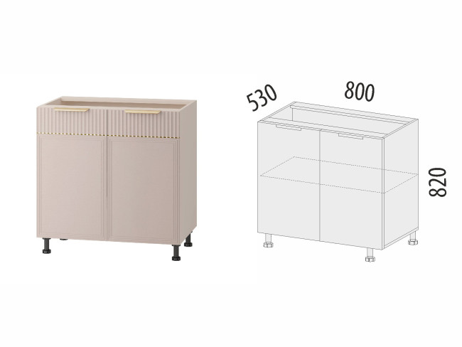 Напольный шкаф Флоренция 107.60 Напольный шкаф Флоренция 107.60