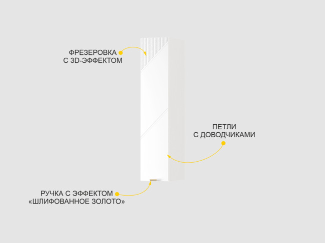 106.19 Шкаф кухонный (лев/прав) Монако 106.19 Шкаф кухонный (лев/прав) Монако