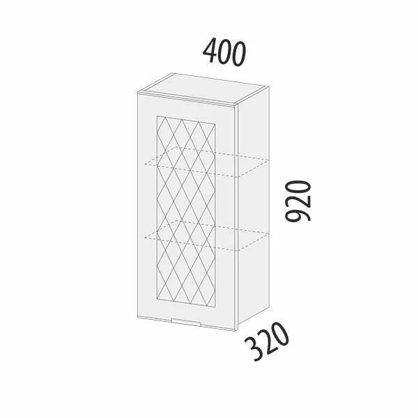 105.23 Шкаф (лев/прав) Грэйс 105.23 Шкаф (лев/прав) Грэйс