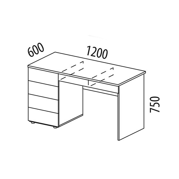 Стол компьютерный (лев/прав) Монако 902.24 Стол компьютерный (лев/прав) Монако 902.24