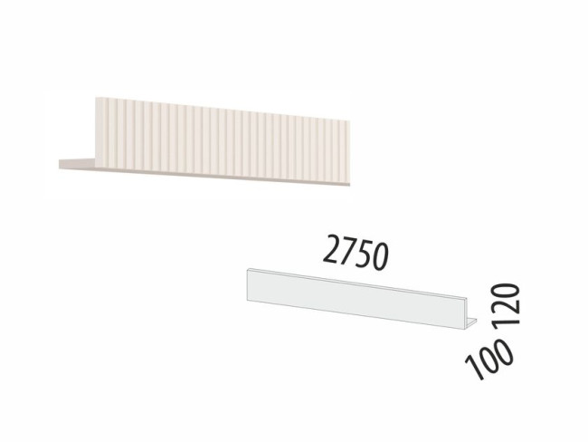 Карниз №1 Неаполь 109 длина 2,75 м Карниз №1 Неаполь 109 длина 2,75 м