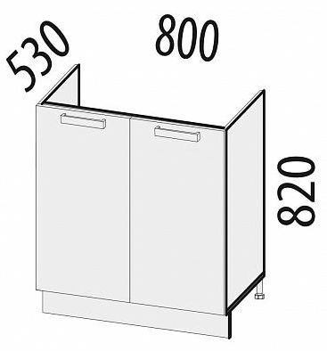 19.51 Стол под мойку 80х53х82