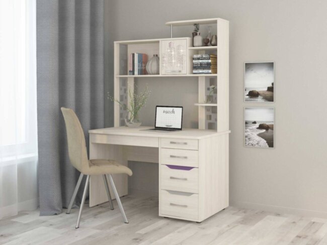 55.15.1 Стол с надстройкой Мегаполис 1200