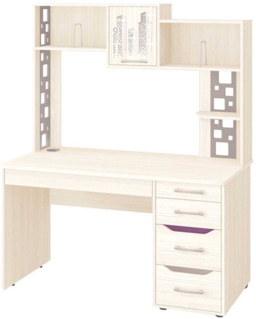 55.14.1 Стол с надстройкой Мегаполис 1350