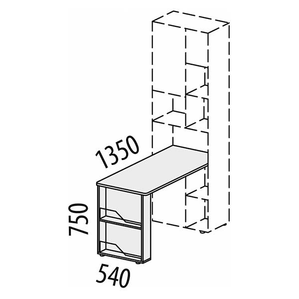 Стол компьютерный Монако 902.28 Стол компьютерный Монако 902.28