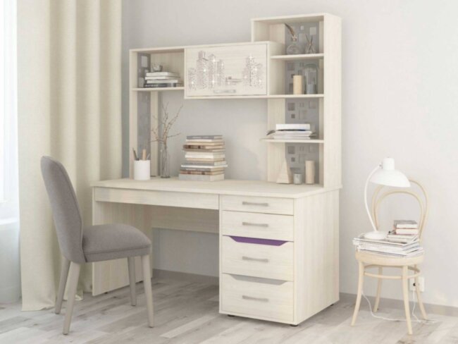 55.24.1 Стол с надстройкой Мегаполис 1500 55.24.1 Стол с надстройкой Мегаполис 1500