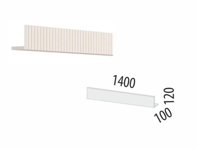 Карниз №2 Неаполь 109 длина 1,4 м