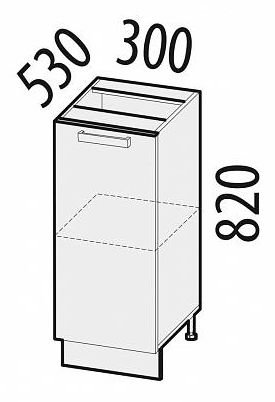 19.55 Стол 30х53х82