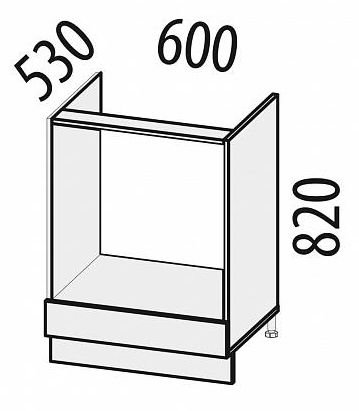 19.57 Стол под встраиваемую технику 60х53х82
