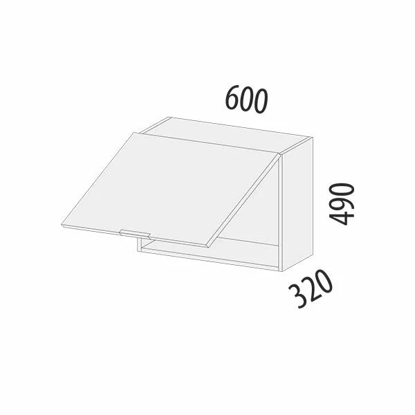 105.83 Шкаф с системой плавного закрывания Грэйс 105.83 Шкаф с системой плавного закрывания Грэйс