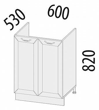 72.50 Стол под мойку 60х53х82