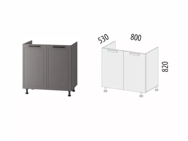 110.51 Напольный шкаф под мойку Неаполь