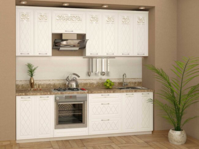 Тиффани 9 кухонный гарнитур 2400 Тиффани 9 кухонный гарнитур 2400