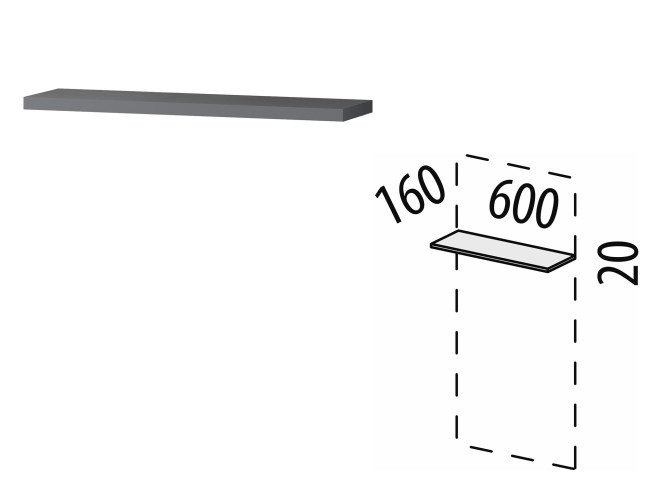 Полка Джерси 602.30 Полка Джерси 602.30
