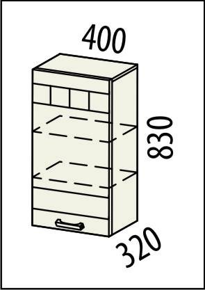 10.05 Шкаф левый 40х32х83