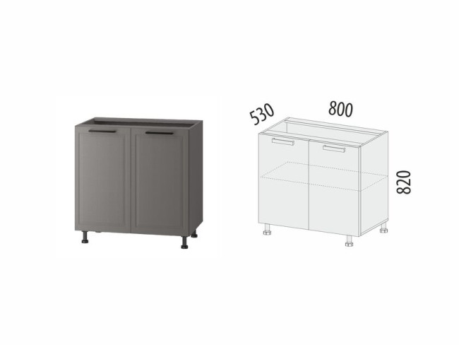 110.60 Напольный шкаф Неаполь 110.60 Напольный шкаф Неаполь