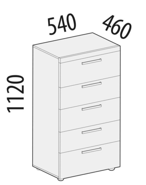 93.19 Комод Тиффани 540
