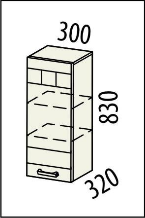 10.07 Шкаф 30х32х83