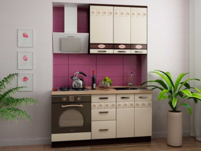 Аврора 4 кухонный гарнитур 1600