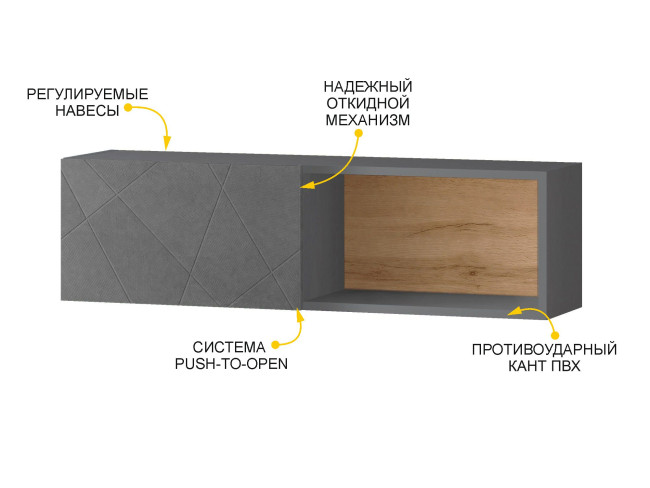 Полка навесная Джерси 602.42 Полка навесная Джерси 602.42