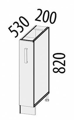 19.71.1 Бутылочница 20х53х82 19.71.1 Бутылочница 20х53х82