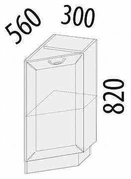 72.64 Стол торцевой правый 30х56х82 72.64 Стол торцевой правый 30х56х82